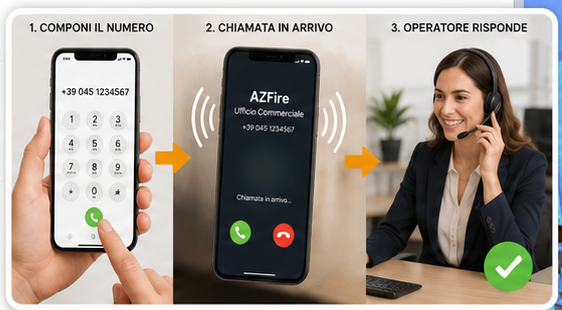 Call Popup riconoscimento chiamata in ufficio